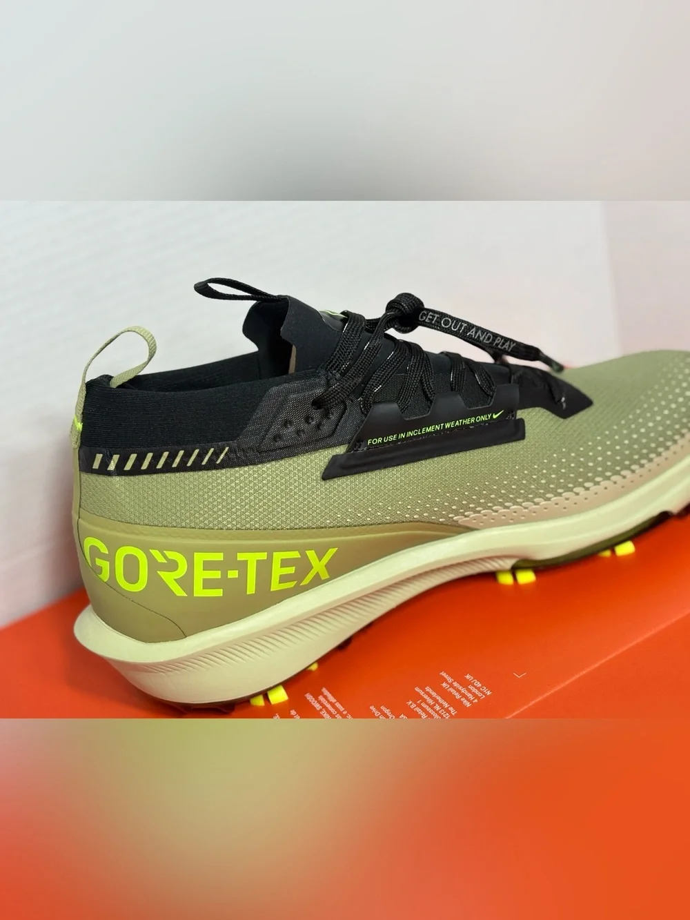Nike Infinity Tour 2 GORE-TEX Camo Green Men's Waterproof Golf Shoes FV4897-300